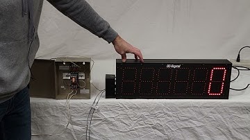 Large LED Display, Machine Process Counter, DC-606C-TERM-IN, 6 Inch, 6 Digits, 300 Feet Viewing