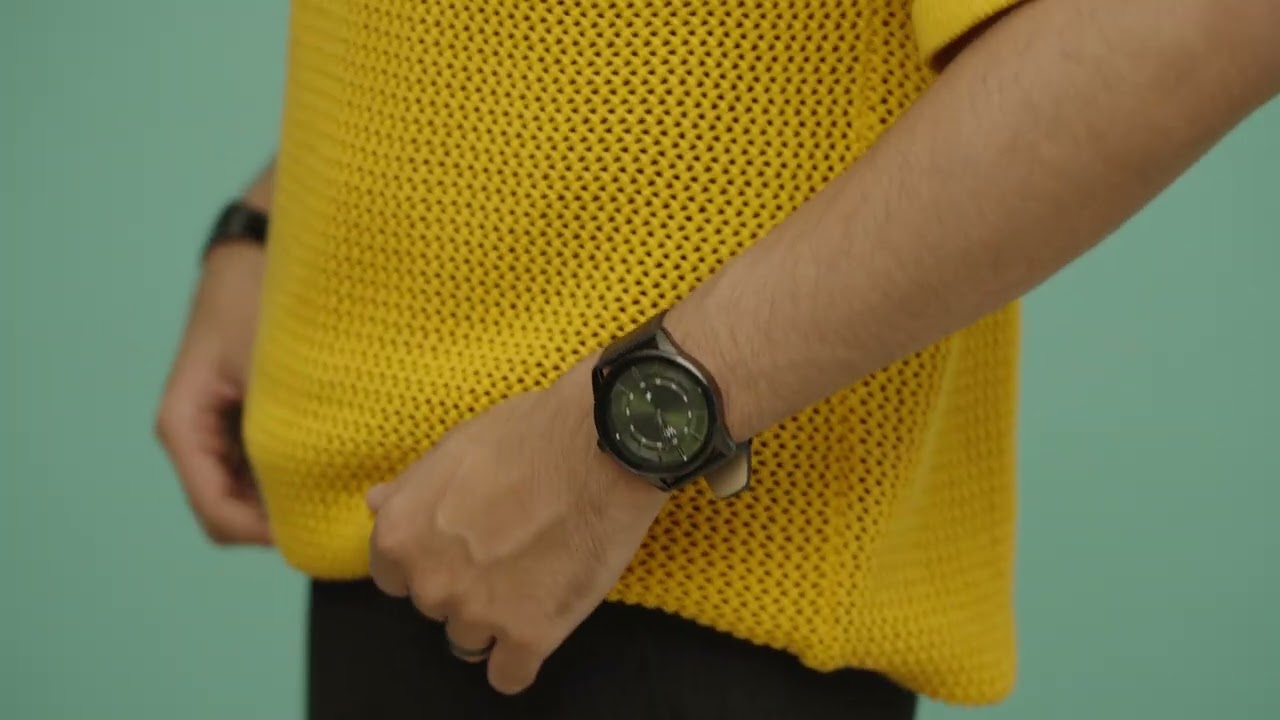 Buy Online Vyb Drift By Fastrack Quartz Analog Green Dial Leather