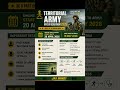 T.A Army bharti 2026 #TAarmy #army #shorts #shortsfeed #mfv