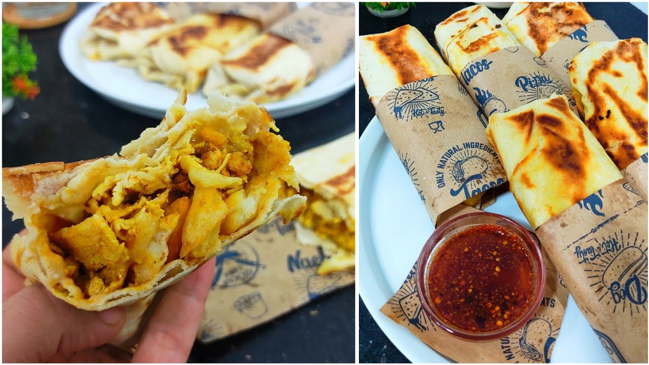 سندويش الفاست فود🔥 بزاف بنان بحشو بنين ومعسل مع صوص حارة ب3 مكونات كيما المطاعم