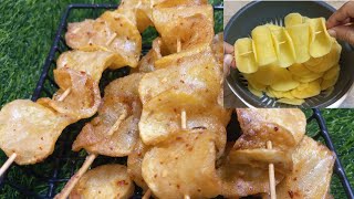 Crispy Chinese Potato Chips Recipe # By Food Junction