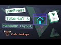 VuePress Tutorial 6 - Homepage Layout