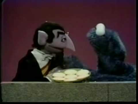 The Count meets Cookie Monster - Classic Sesame Street