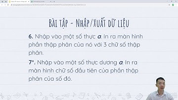[Python cơ bản] - Bài 02.7 Định dạng dữ liệu xuất ra - Bài tập | uCode