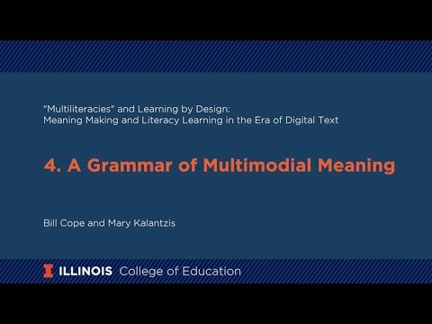 4 A Grammar Of Multimodal Meaning 