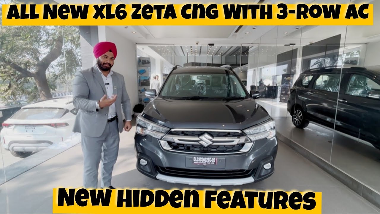 All New XL6 Zeta Cng ( Grey Colour ) with New Features And 3rd Row AC 
