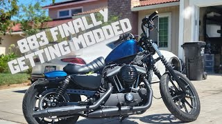 Harley 883 finally getting mods