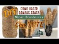 🌾 COMO HACER PAMPAS GRASS PARA DECORAR/ DIY PASTO DE PAMPAS 2021 CON YUTE / PAMPAS GRASS FOR DECOR🌾