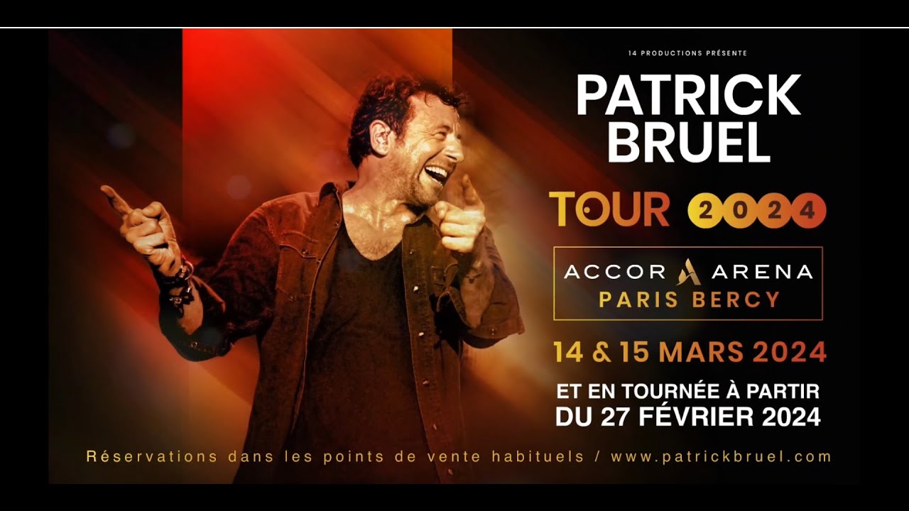 Patrick Bruel – Tour 2024 (Bande-annonce) 