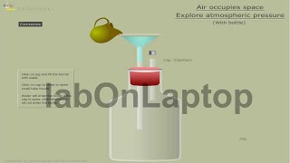 NCERT Class 7th - Class 8th Science | Learn Atmospheric Pressure - Air Occupies Space | labOnLaptop