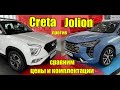 HAVAL Jolion против HYUNDAI Creta. Сравним цены и комплектации.