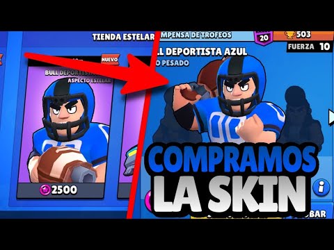 Compramos La Nueva Skin De Bull En Brawl Stars Youtube - bull brawl stars skins inventadas