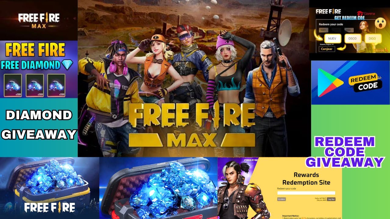 FREE FIRE REDEEM CODE GIVEAWAY // DIAMOND GIVEAWAY// FREE FIRE LIVE  #totalgaming #freefirelive 