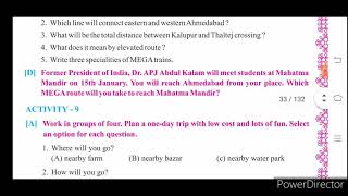 Std 7 Sem-2 English Textbook Unit-2 Activity 8 B C & 9