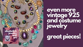 Even more Fabulous 925 Sterling and Vintage Costume Jewelry Haul and Unboxing!