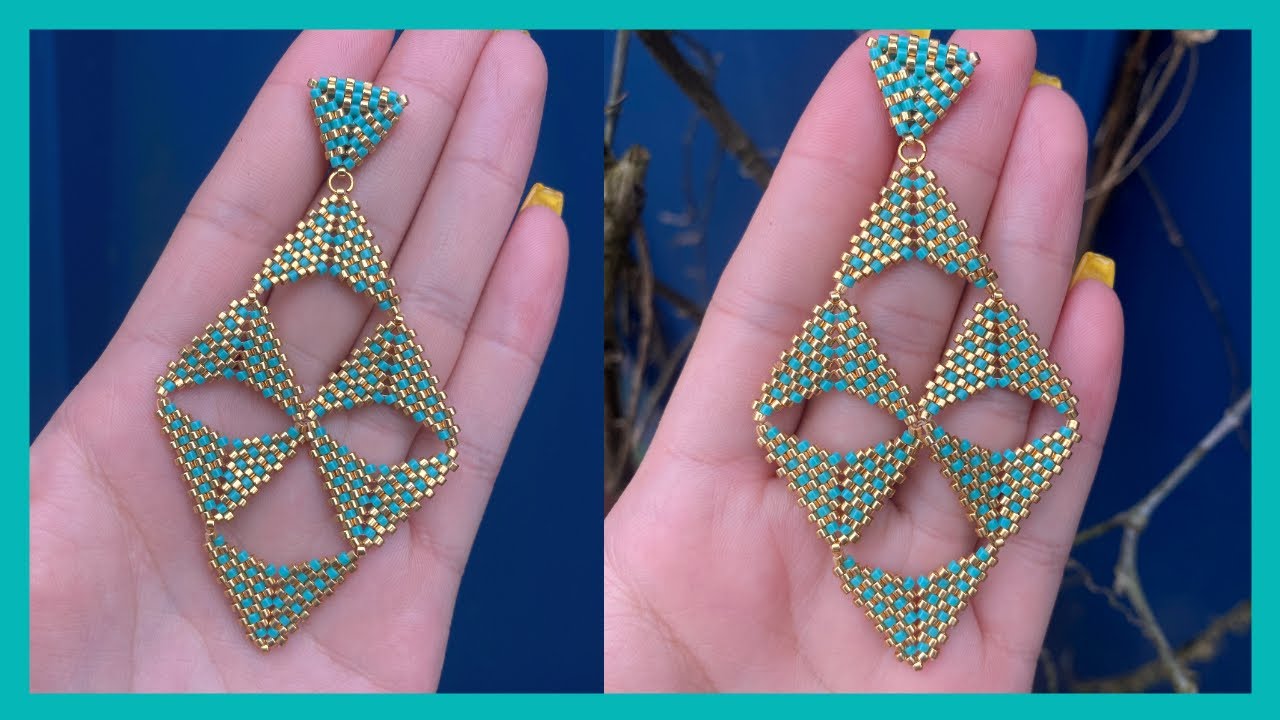 Aretes/peyote stitch /Aretes de miyuki