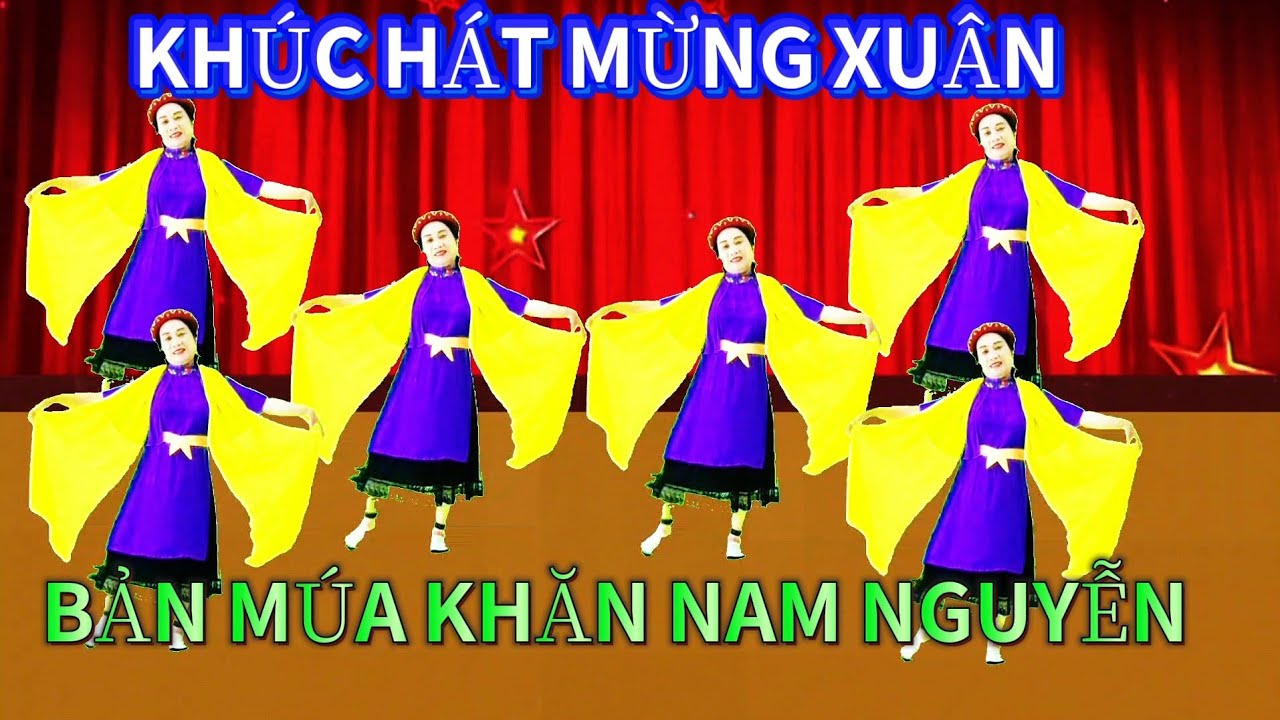 Khúc hát mừng xuân,múa chèo Nam Nguyễn(vi deo có di chuyển đội hình)