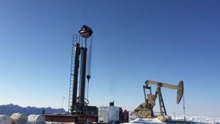 SSi Lift Model 400 Pumping Unit in winter