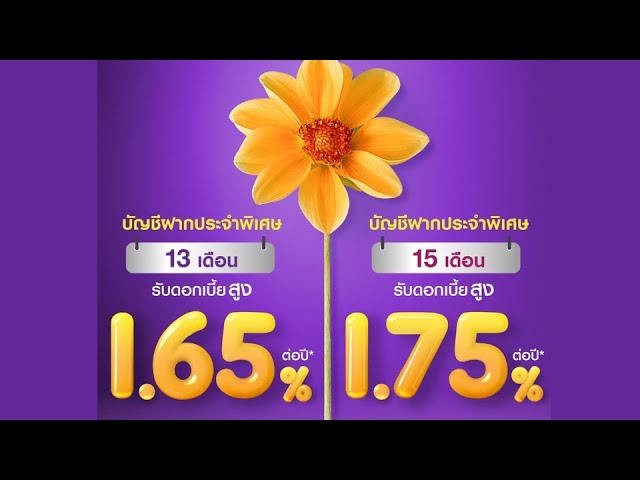 บัญชีเงินฝากประจำพิเศษ 15เดือน รับดอกเบี้ยสูง 1.75% เปิดบัญชีเพียง 1,000บาท  | ธนาคารไทยพาณิชย์ Scb - Youtube