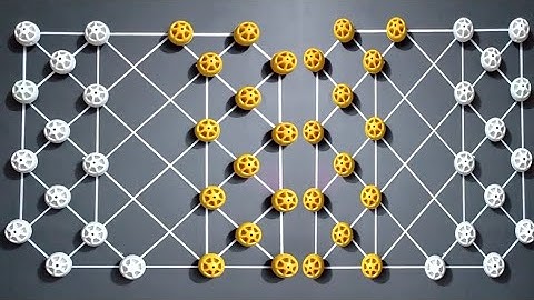 13 beads village style game  || 2 player mind game || learn to play