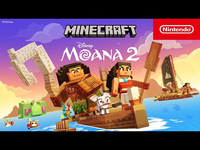 4枚セット　マイクラ　ズートピア　ウィッシュ　モアナ2 Minecraft – Moana 2 DLC Trailer – Nintendo Switch - YouTube