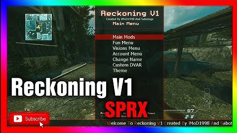 [MW3/1.24/PS3] Modern Warfare 3 Reckoning V1 Mod Menu SPRX Host + Download Free