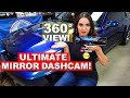 1st Dash Cam Mirror with 360° VIDEO & Side Camera! (Akeeyo AKY-V360ST Smart LCD Mirror Review)