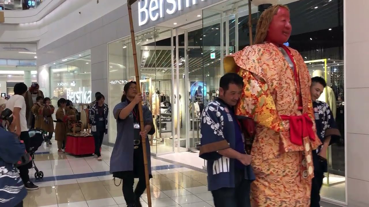 2019年9月23日　「ええ猩々の展示と祭り囃子発表会」（イオンモール大高にて）　大高祭りPRイベント