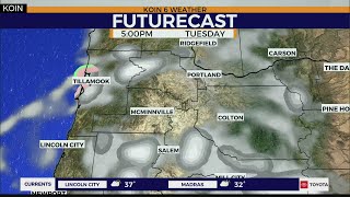 Snow showers taper off