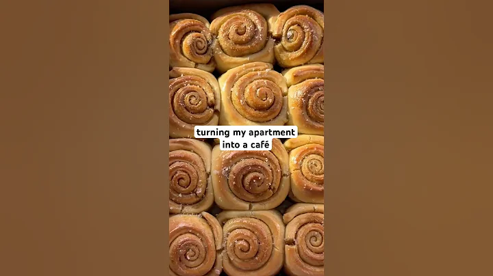 apartment café ☕️ #cnycookies #baking #cafe #nyc