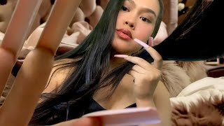 ASMR You’re On My Lap | Playing W/ Your Hair + Touching Your Face (Camera Touching) + Hair Brushing