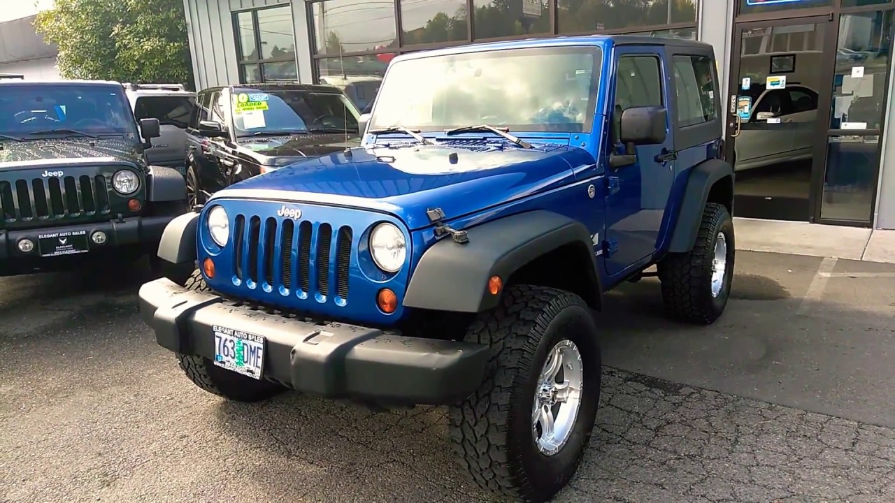 2009 JEEP WRANGLER X HARD TOP - YouTube