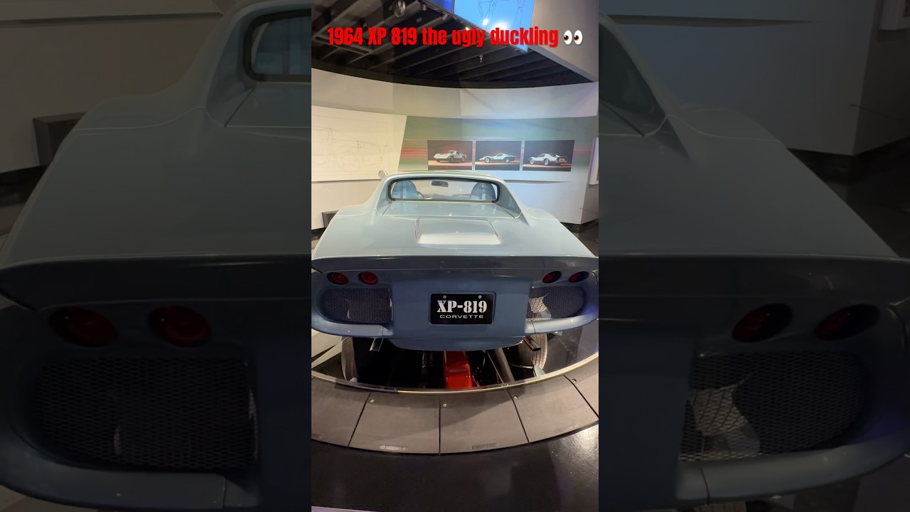 The XP 819 Concept Corvette the ugly duckling 🐥