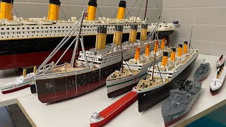 Review of All Ships ( Titanic, Britannic, USS the Sullivans ] And Some Tested in the Water