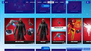 Fortnite Item Shop Review! 12\/27\/21, New Marvel Skins! Captain America, Silver Surfer, Venom, Etc!!!