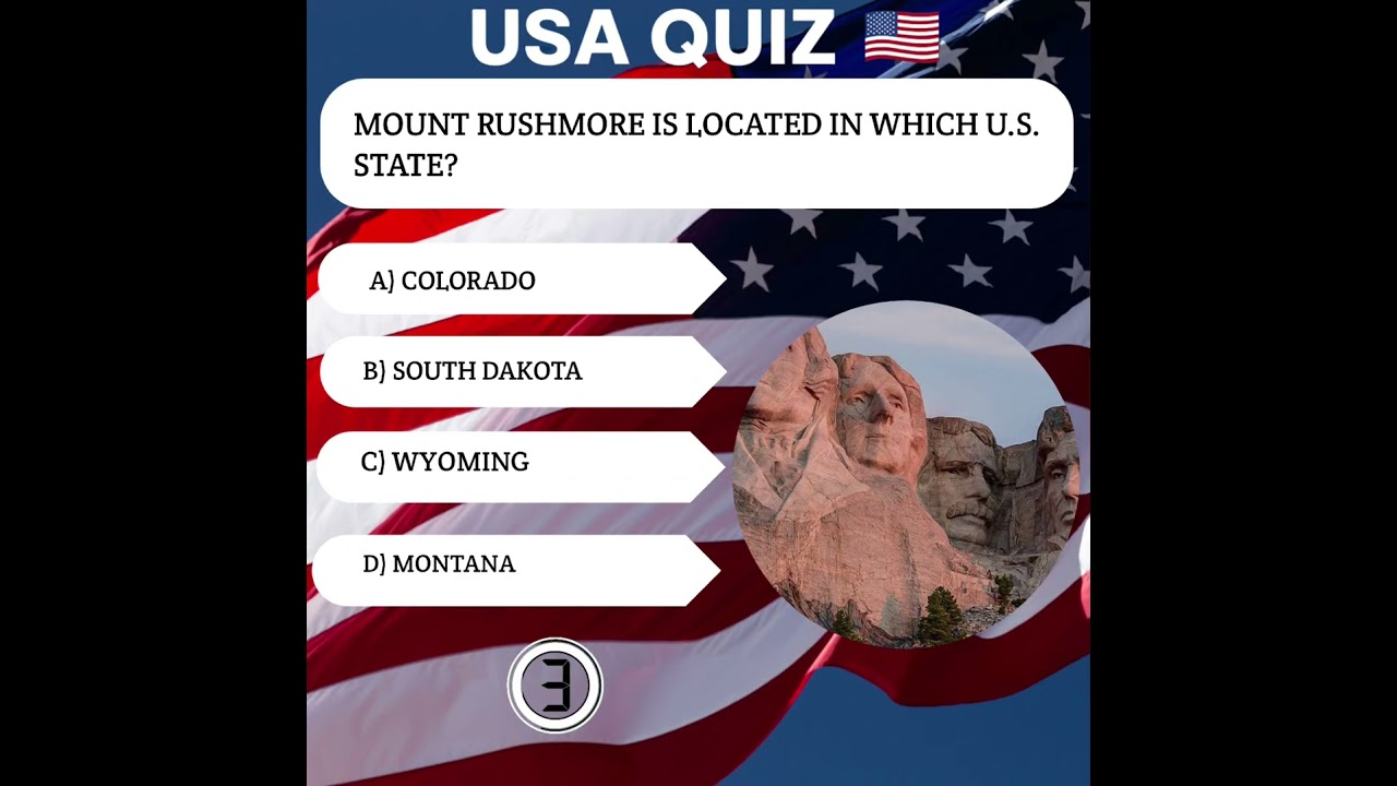 🇺🇸 USA Quiz Challenge | Where Is Mount Rushmore Located? 🏞️ 
