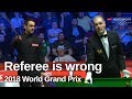 Ronnie O'Sullivan | Incident after Great Counter Attack | 2018 World Grand Prix