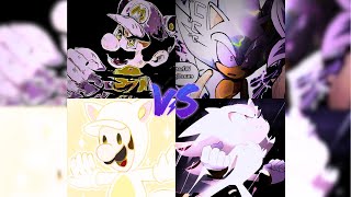 Mario VS Sonic VS Luigi VS Shadow (ALL FORMS)