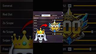 Free Fire Headshot setting 2025 ⚡ Best Sensitivity Settings ⚙️| Sensitivity + Hud Settings Free Fire