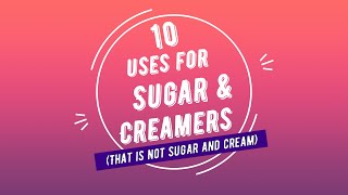 10 Things to do with Sugar and Creamer Vintage Dishes (besides sugar and cream)