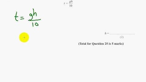 Edexcel GCSE Maths Linear Foundation   P1 Non Cal   June 2012   Q25abc