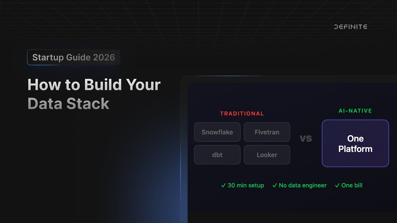 How Startups Should Build Their Data Stack in 2026