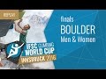 IFSC Climbing World Cup Innsbruck 2016 - Bouldering - Finals - Men/Women