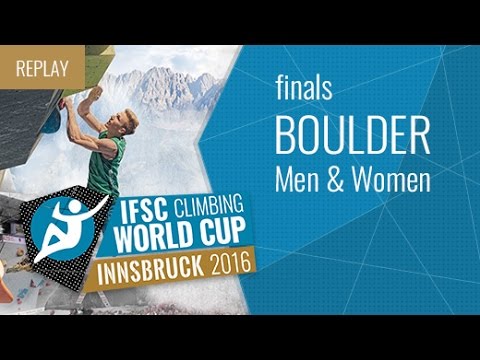 IFSC Climbing World Cup Innsbruck 2016 – Bouldering – Finals – MenWomen