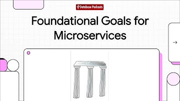 Episode 7 – Foundational Goals for Microservices 🏗️ | @DatabasePodcasts