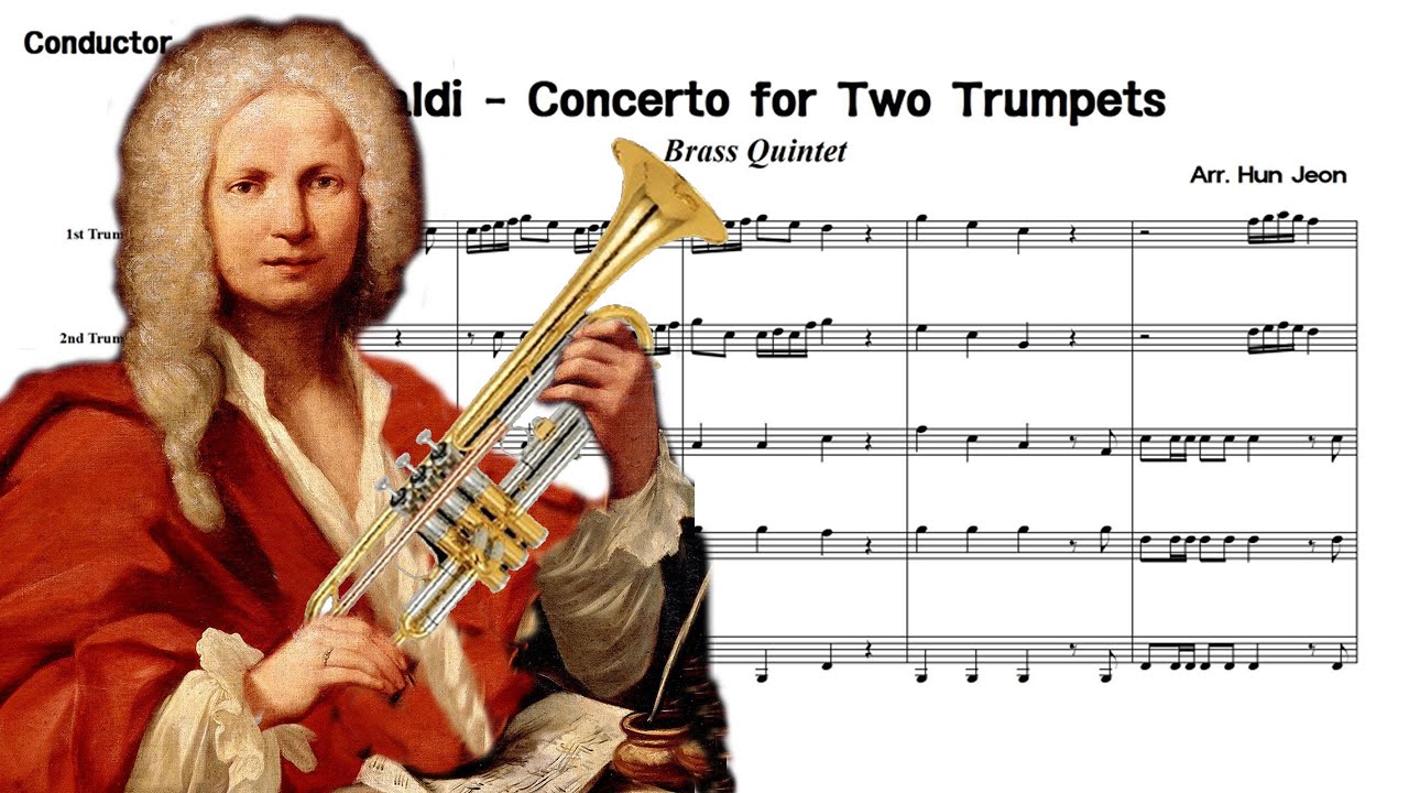 Vivaldi Concerto for Two Trumpets (Brass Quintet Arrangement) YouTube