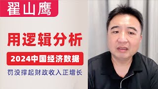 翟山鹰：2024中国经济数据分析｜用逻辑看2024年中国的经济数据｜罚没撑起财政收入正增长