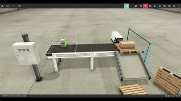 Automatización industrial con Factory IO, TIA Portal utilizando GRAFCET