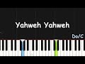 Gael Music - Yahweh Yahweh | EASY PIANO TUTORIAL BY Extreme Midi