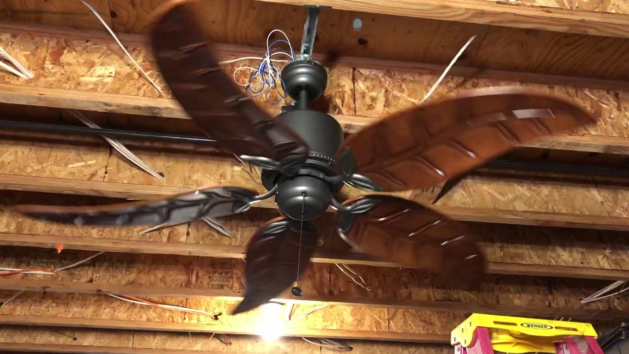 Harbor Breeze Tahoe Ceiling Fan 52in Youtube